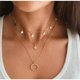 thumbnail image 1 of Collar De Cadena Multicapa Colgante De Personalidad Accesorios De Joyería, 1 of 4