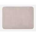 thumbnail image 1 of Botanical Bath Mat, Monochrome Leafy Branch Symmetrical Romantic Minimalist Tones Illustration, Plush Bathroom Decor Mat with Non Slip Backing, 29.5" X 17.5", Pale Salmon White, by Ambesonne, 1 of 2