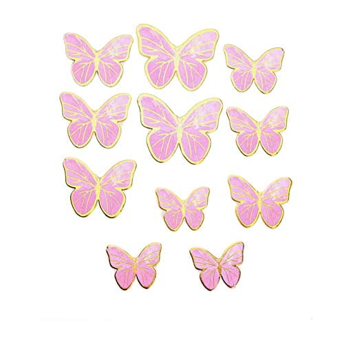 Pink Butterfly Cake Topper Printable