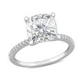 thumbnail image 1 of 3.50 Carat (ctw) Lab-Created Moissanite Solitaire Engagement Ring 14K White Gold, 1 of 4