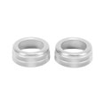 thumbnail image 1 of AC Switch Ring, Durable Reliable 2pcs Air Conditioning Knob Cover Antirust Wearproof  For Decoration Red,Silver, 1 of 8