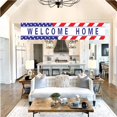 thumbnail image 3 of Purple Welcome Home Banner,Back Home Welcome Sign,Extra Large Homecoming Party Decorations(Welcome Home), 3 of 7