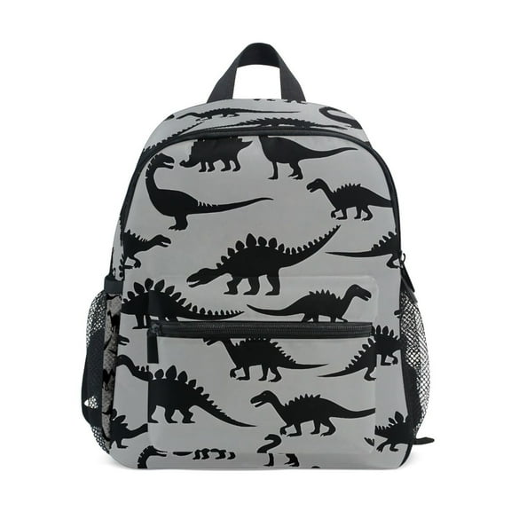 ALAZA Art Dinosaur Silhouettes School Backpack Small Bookbag Mini Bags