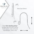 thumbnail image 2 of Yiting 925 Sterling Silver Ear Wires Ball End French Earring Hooks for Drop Dangle Earrings Jewelry Making, DIY Jewelry Findings Parts 12 Pcs/ 6 Pairs, 2 of 5