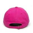 thumbnail image 2 of OC Sports GWT-111 Adjustable Strap Garment Wash Cotton Cap - Fuchsia, 2 of 8