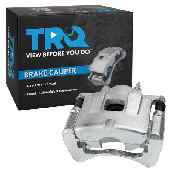 TRQ Front Left Brake Caliper w/Bracket Drivers Side Compatible with 2015-2017 Chrysler 200 2014-2019 Jeep Cherokee