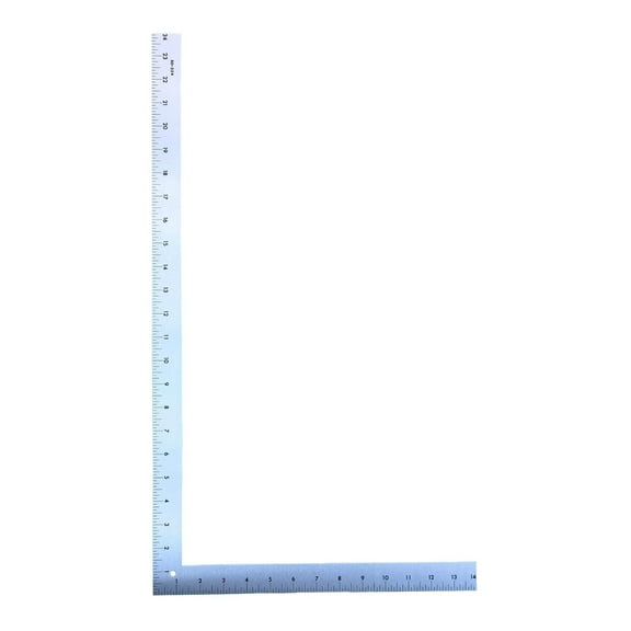 24" x 14" L-Square - Metal Tailors Rulers #FG50-324