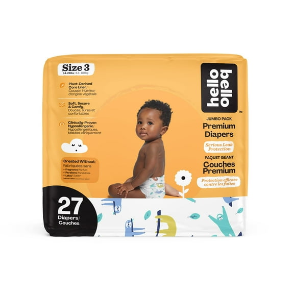 Hello Bello Diapers - Size 3 - 27ct