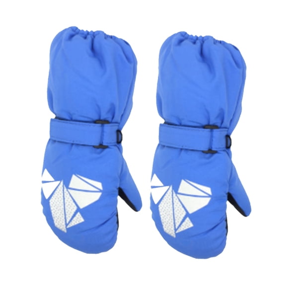 Naiovety 5 pares de manoplas impermeables para niños estilo geométrico equipo deportivo herramientas de protección suministros de esquí actividades al Suministros térmicos azul Naiovety HA059232-01B