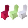 thumbnail image 4 of Cateissary Fundas de asiento elásticas, funda para silla de comedor para banquete de boda, decoración para fiestas de Hotel Decoración del hogar blanco Cateissary JJ21324-03, 4 of 6