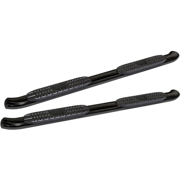 Westin 2007-2017 Jeep Wrangler 2dr PRO TRAXX 4 Oval Nerf Step Bars - Black Wrinkle