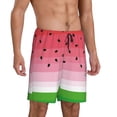 thumbnail image 2 of Sikiie Watermelon Mens Pajama Shorts, Lightweight Lounge Pant with Pockets Soft Sleep Pj Shorts for MenMedium, 2 of 6