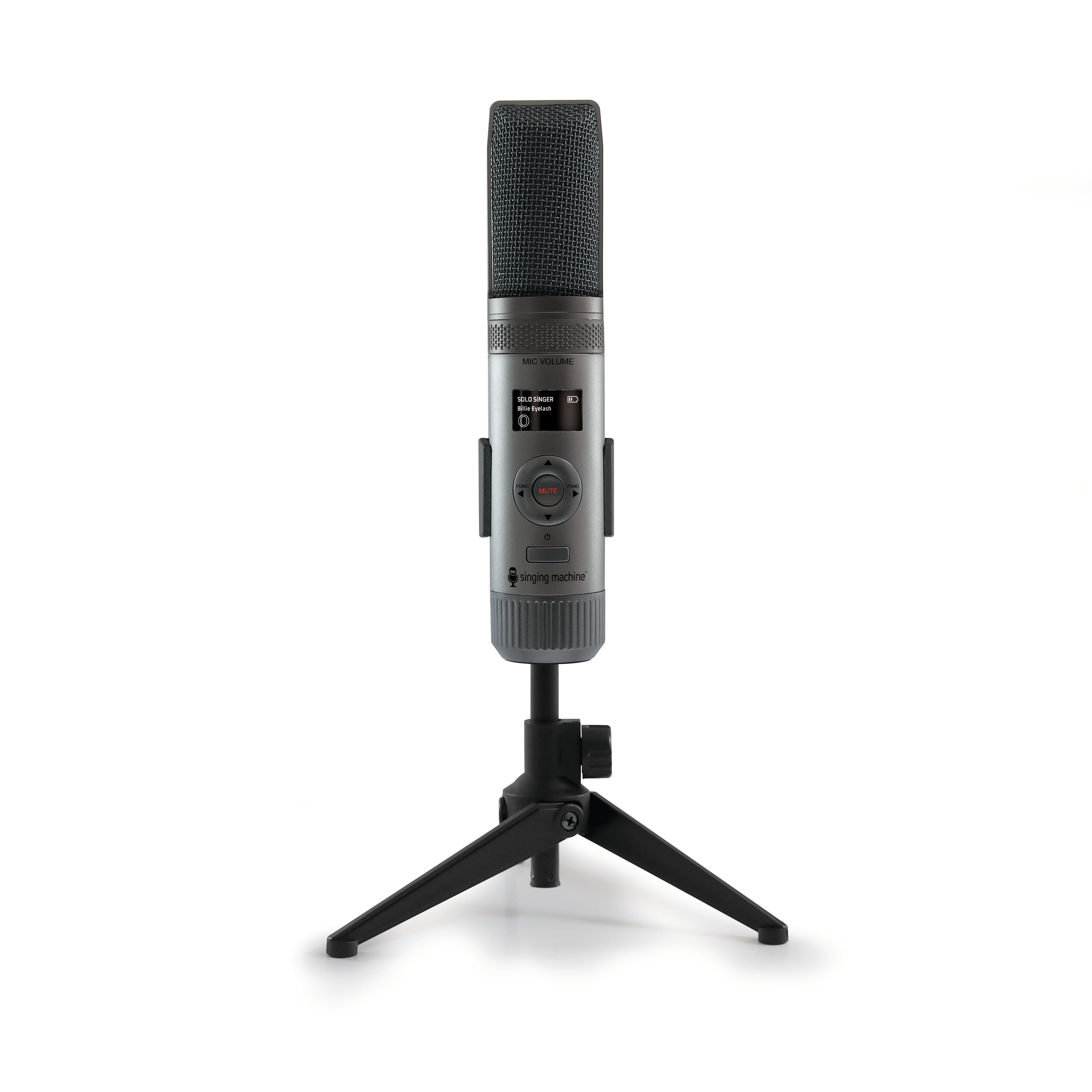 The Singing Machine All-In-One Microphone, Black, SMM2097