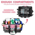 thumbnail image 5 of Wearable Cleaning Caddy Bag with Shoulder Straps, Cleaning Caddy Supplies Organizer with Handle & Detachable Divide, Cleaning Tool Organizers Tote Bag for Cleaners,Housekeepers (pink), 5 of 7