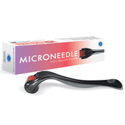 ORA Facial Microneedle Derma Roller System 0.25mm, Red/Black