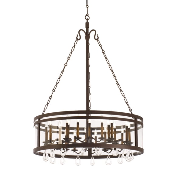 Kalco Lighting 5799BZ Chandeliers Bronze Morris Bronze