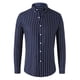 thumbnail image 1 of Blusa y camisa formal de manga larga con cuello vuelto para hombre, camisa con estampado a color, blusa de manga larga con cuello vuelto, blusa para hombre, 1 of 2