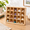 Natural-12"x14"x3.7", variant on Brown 16"x13.5"x3.2" Wall Mount Tabletop Shadow Box Display Case with Shelves
