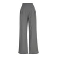 thumbnail image 4 of Wiyuqeen Women's Linen Lounge Pants with Pocket High Waist Baggy Pajazzo Pants Solid Color Lightweight Wide Leg Pants Womens Gifts, 4 of 7