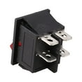 thumbnail image 5 of 2X Red Light Illuminated 4 Pin DPST ON/OFF Snap in Rocker Switch 16A 20A 250V AC, 5 of 8