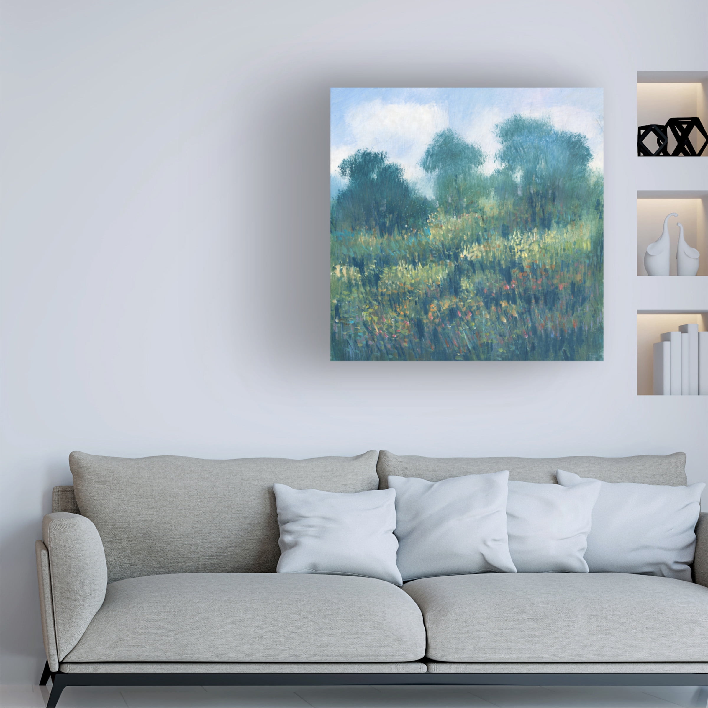 Tim OToole 'Meadow Wildflowers II' Canvas Art