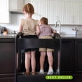 thumbnail image 6 of Little Partners Learning Tower Adjustable Height Kitchen Step Stool, Toddler Tower, Encourages Learning, Independence, and Engagement, Safety Climbing Tower for Kitchen Counter – Ebony, 6 of 8