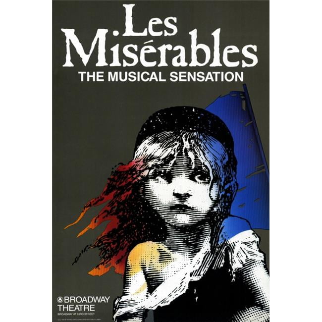 Pop Culture Graphics MOVAI5366 Les Miserables Broadway Movie Poster, 11 x 17