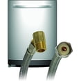 thumbnail image 3 of Fluidmaster B1W48 Dishwasher Connector (Includes 1/2-Inch Elbow), Braided Stainless Steel-3/8-Inch Female Compression Thread X 1/2-Inch I.P. Female Straight Thread, 4-Feet (48-Inch) Length, 3 of 3