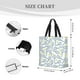 thumbnail image 3 of Disketp Tennis Rackets And Balls Bolsa Tote de Lona para Mujer, Bolso de Hombro y Cruzado con Cierre de Cremallera, 3 of 7