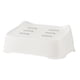 thumbnail image 1 of Reposapiés ergonómico bajo el escritorio con rodillo de masaje, inodoro cómodo Blanco, 1 of 4