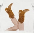 thumbnail image 2 of Western Cowgirl Boots Crew Neck Short Sleeve Women's White Perfect Tee - 4XLB, 2 of 5