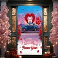 thumbnail image 2 of TIELUTT Rideau de Porte de la Saint-Valentin Mignon avec Cœur Rose & Design de Lapin pour Porte d'Entrée, Bannière de Drapeau Intérieur pour Mur Extérieur, Drapeaux pour Chambre de Filles, Guirlande pour Bébé Fille, Couplets Chinois en Papier, 2 of 4