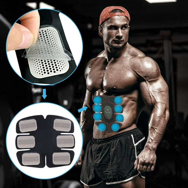  Abs Stimulator Replacement Gel Sheet Abdominal Toning Belt  Muscle Toner Ab Stimulator For Men Women