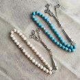 thumbnail image 4 of Pulsera con 33 cuentas de oración de bendición, colgante religioso, cuentas turquesas, unisex, 4 of 5