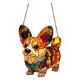 thumbnail image 2 of 2D Acrylic Dog Art Color Pendant Hanging Corgi Dog//French//window Decoration Suitable For Dog Lovers, 2 of 9