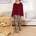 thumbnail image 6 of Hirioo Peacock Feathers And Flowers for Teenagers' Pajama Pants Womens Lounge Pants with Pockets Pj Bottoms Pants for Men-XS(5-6), 6 of 6