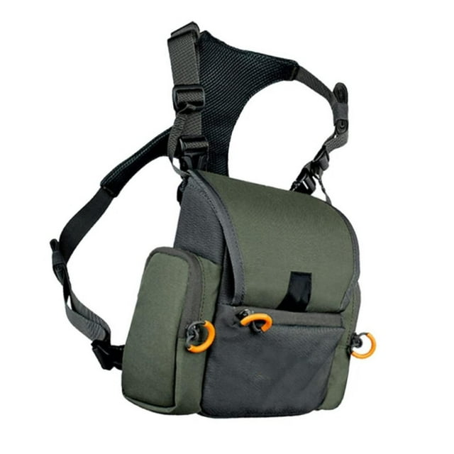 Paquete de pecho para binoculares,Bolsa de pecho con arnés para binoculares,Bolsa de pecho con arnés para binoculares,Funda protectora para mochila de caza al aire libre,Bolsa de bolsillo