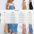 thumbnail image 4 of Sentmoon Linen Overalls Plus Size Jumpsuits for Women Solid Color Cotton Regular Fit Spaghetti Strap Beach Rompers with Pockets Summer for Work and Business Casual, 4 of 7