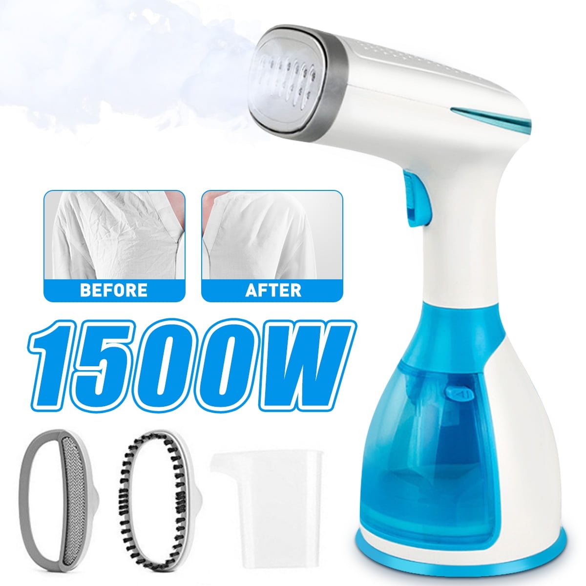 1500W Handheld Garment Steamer Portable Iron Steam Garment Clothes