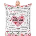 thumbnail image 1 of LHSHID Long Distance Relationship Gifts Girlfriend Gifts from Boyfriend Mothers Day Birthday Gift for Girlfriend for Her Women Wife Girlfriend Blanket Present, 1 of 7