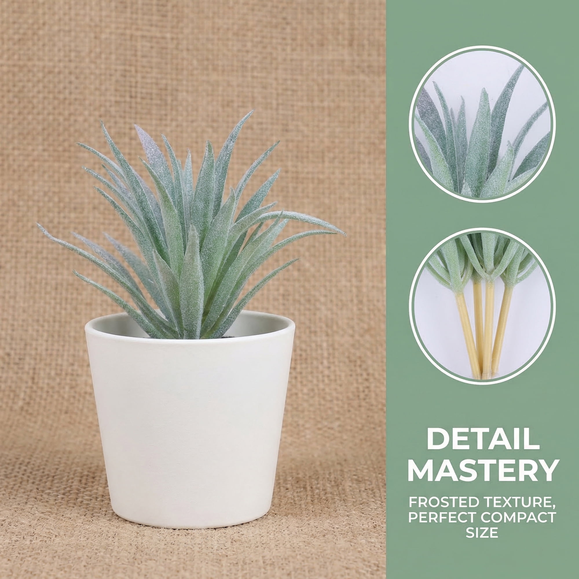 Unique Bargains 5pcs Realistic Artificial Plants Sword Grass Gray-Green 6.0"