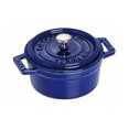 thumbnail image 2 of STAUB La Cocotte 250 mL Cast Iron Round Mini Cocotte, Dark-Blue, 2 of 6