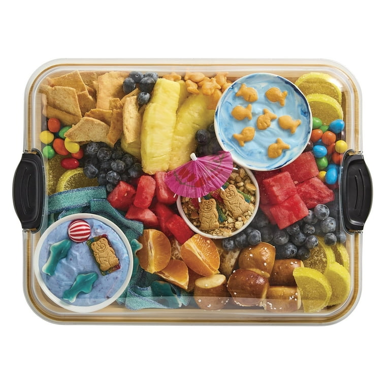 Farberware Build-a-Board Bamboo Charcuterie Board, 6 Compartments photo 2