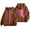 Brown, variant on 2024 Popular Women's Autumn And Winter Cancer Day Ribbon Feather Print Zipper Long Sleeve Pocket Drawstring Casual Sports Hooded Sweatshirt Sweaters Women Sleep Womens Graphic Long Sleeve Women