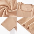 thumbnail image 5 of POIUYTR Women's Shapewear Tummy Control Short Sleeve Shapewear, Ribbed Shapewear Dress Slips for Women Seamless Dress for Under Dresses, 5 of 5