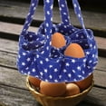 thumbnail image 5 of Egg Collecting Basket under $5! Xqxayjr Egg Collection Basket with 7 Bags,Farm Fresh Egg Basket,Chicken Egg Collector,Canvas Egg Basket,Poultry Egg Basket,Garden Egg Basket,Egg Storage, 5 of 9