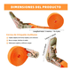 thumbnail image 3 of "4pzs Sujetadores C/matraca 5m, Carga Máx 675kg Auto/moto Lab.g naranja ", 3 of 5