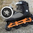 thumbnail image 4 of 8 Pack Inline Skate Wheels, Indoor/Outdoor Roller Skate Wheels, Replacement Wheels with Bearing 64mm, 4 of 5
