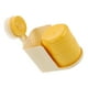 thumbnail image 3 of Portacepillos de dientes de pared con vaso, autodrenante, organizador de cepillos de dientes para baño, sin taladro, vaso de plástico amarillo, 3 of 8