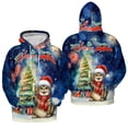 thumbnail image 3 of Merry Christmas and Happy New Year Santa Manx Holiday Xmas Winter All Over Print 3D Hoodie Unisex Merch Hoodies Cat Lover Kitten Owner Gifts - 00024, 3 of 6